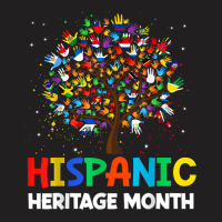 Hand Flag Tree Hispanic Heritage Month Latin America Flags T Shirt T-shirt | Artistshot