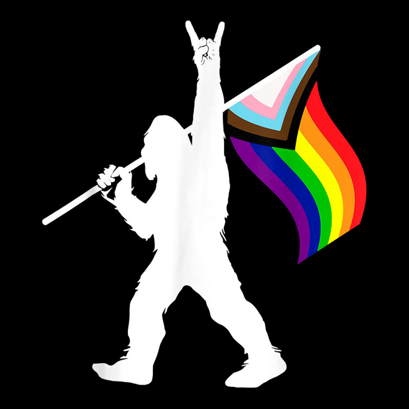 Bigfoot Rock On Lgbtq Progressive New Pride Flag T Shirt Toddler Sweatshirt by cm-arts | Artistshot