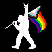 Bigfoot Rock On Lgbtq Progressive New Pride Flag T Shirt Youth Jogger | Artistshot