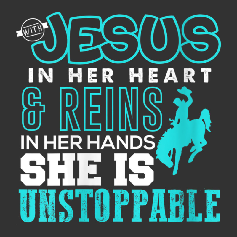 Womens With Jesus In Her Heart & Reins In Her Hands V Neck T Shirt Baby Bodysuit | Artistshot