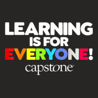 Learning Is For Everyone Capstone T Shirt Ladies Fitted T-shirt | Artistshot