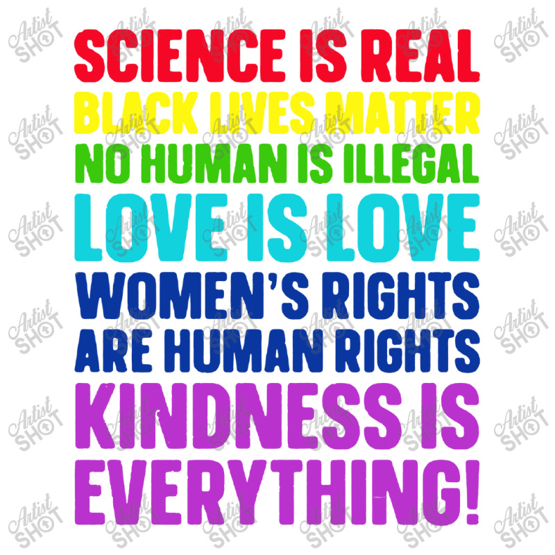 Science Is Real Black Lives Matter 3/4 Sleeve Shirt | Artistshot