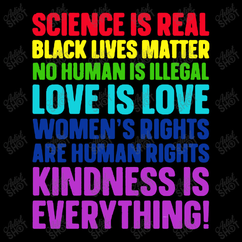 Science Is Real Black Lives Matter Men's Long Sleeve Pajama Set | Artistshot