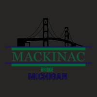 Mackinac Bridge - Mackinac Bridge Michigan Ladies Fitted T-shirt | Artistshot