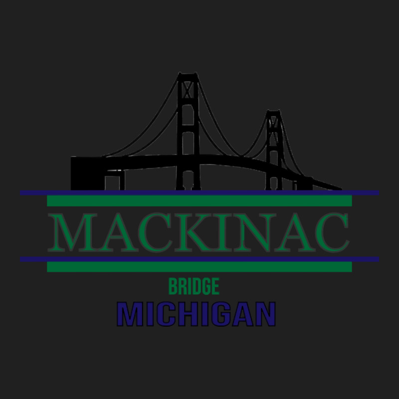 Mackinac Bridge - Mackinac Bridge Michigan Ladies Polo Shirt by SonyaSpinksMills | Artistshot