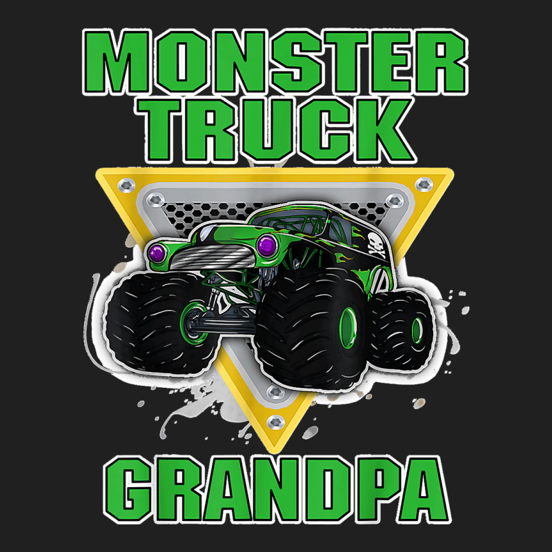 Monster Truck Grandpa Grandfather Truck Lovers Truck Fans Ladies Polo Shirt by PamelaJeanBrink | Artistshot