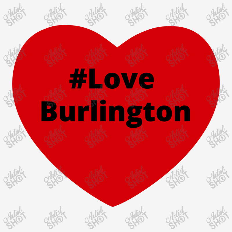 Love Burlington, Hashtag Heart, Love Burlington 2 Adjustable Cap | Artistshot