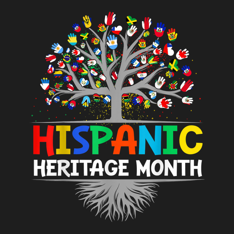 Latin America Flags National Hispanic Heritage Month Tree T Shirt Classic T-shirt by dubrayhecallezhd | Artistshot