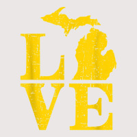 Love Michigan Vintage Mi Wolverine State Pride T Shirt Pocket T-shirt | Artistshot