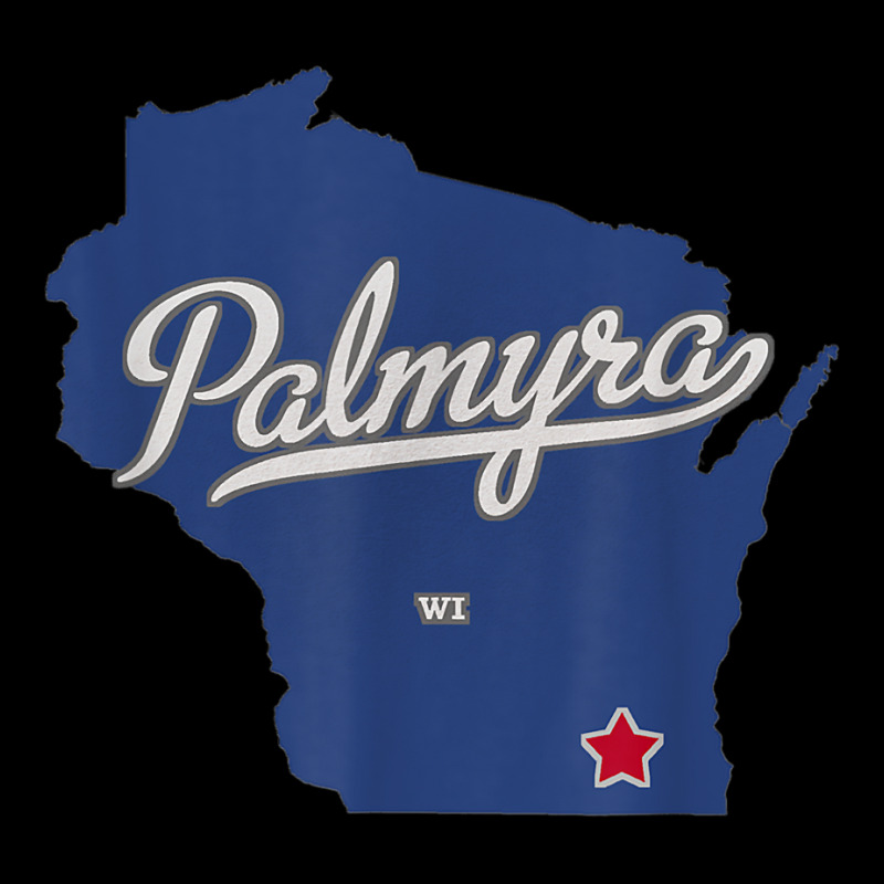 Palmyra Wisconsin Wi Map T Shirt Men's 3/4 Sleeve Pajama Set by dubrayhecallezhd | Artistshot