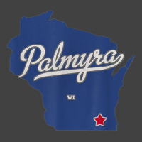 Palmyra Wisconsin Wi Map T Shirt Vintage T-shirt | Artistshot