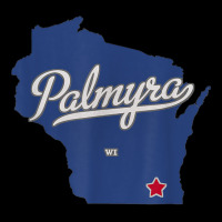 Palmyra Wisconsin Wi Map T Shirt Fleece Short | Artistshot