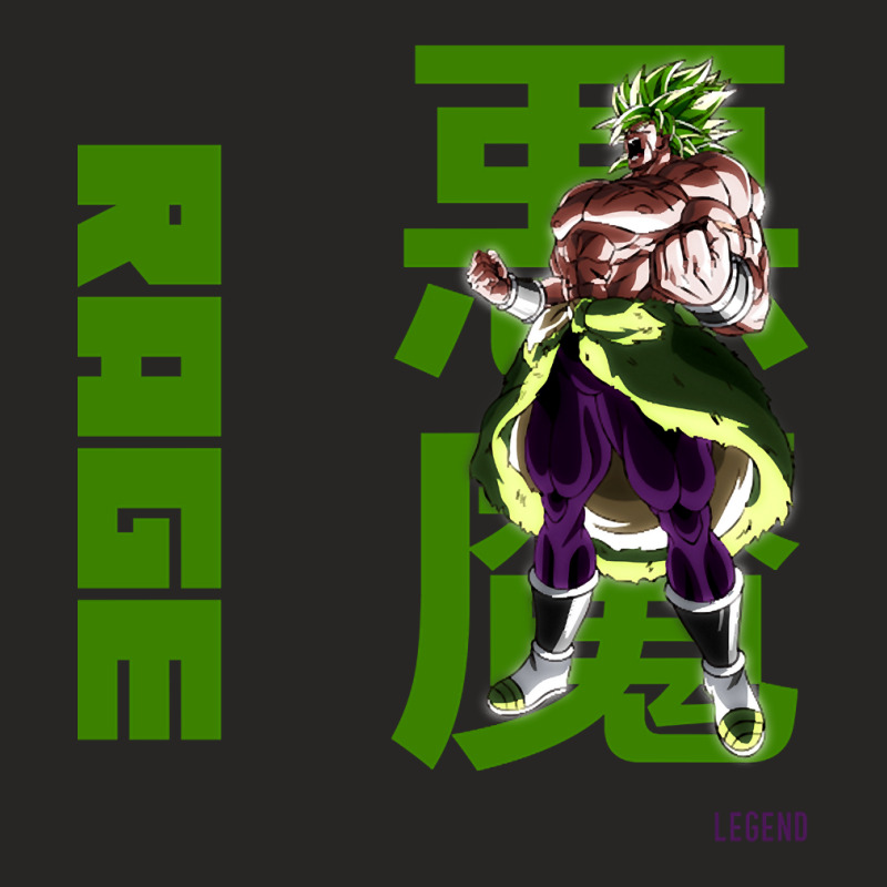 Broly  X Ladies Fitted T-Shirt by greggjvandervor | Artistshot