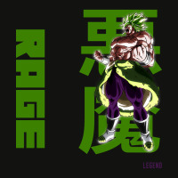 Broly  X Scorecard Crop Tee | Artistshot