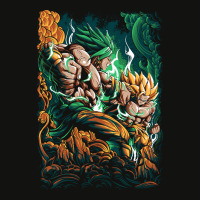 Broly Vs Goku Scorecard Crop Tee | Artistshot