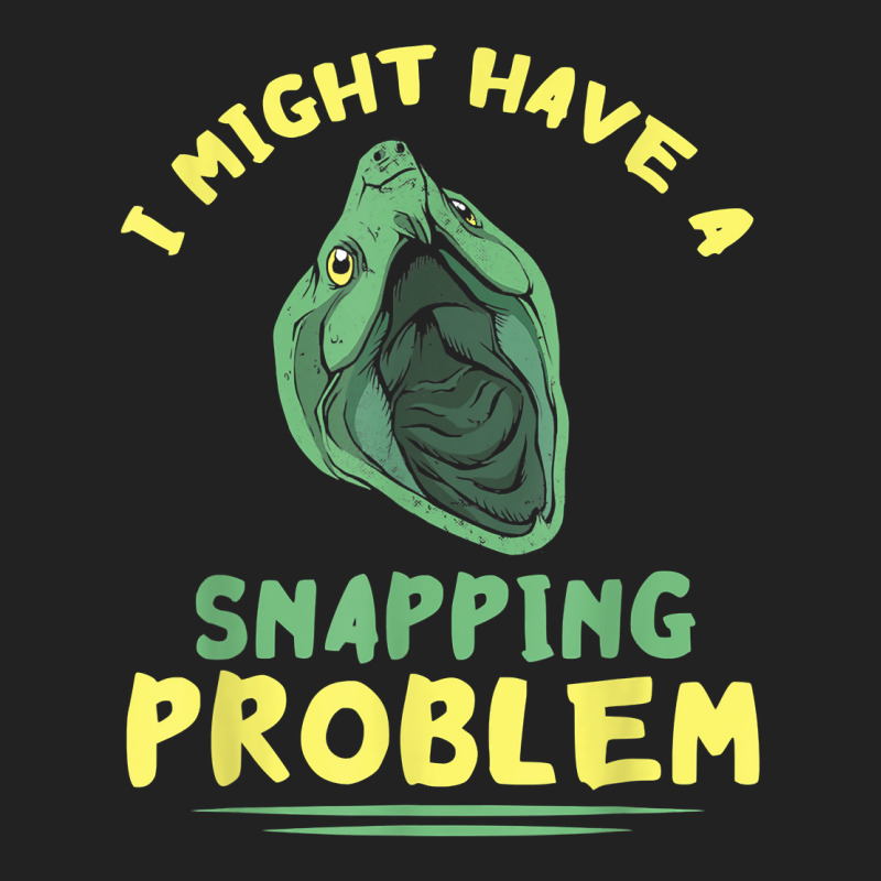 Snapping Problem Snapping Turtle Reptile Lover Sea Animal T Shirt Backpack | Artistshot