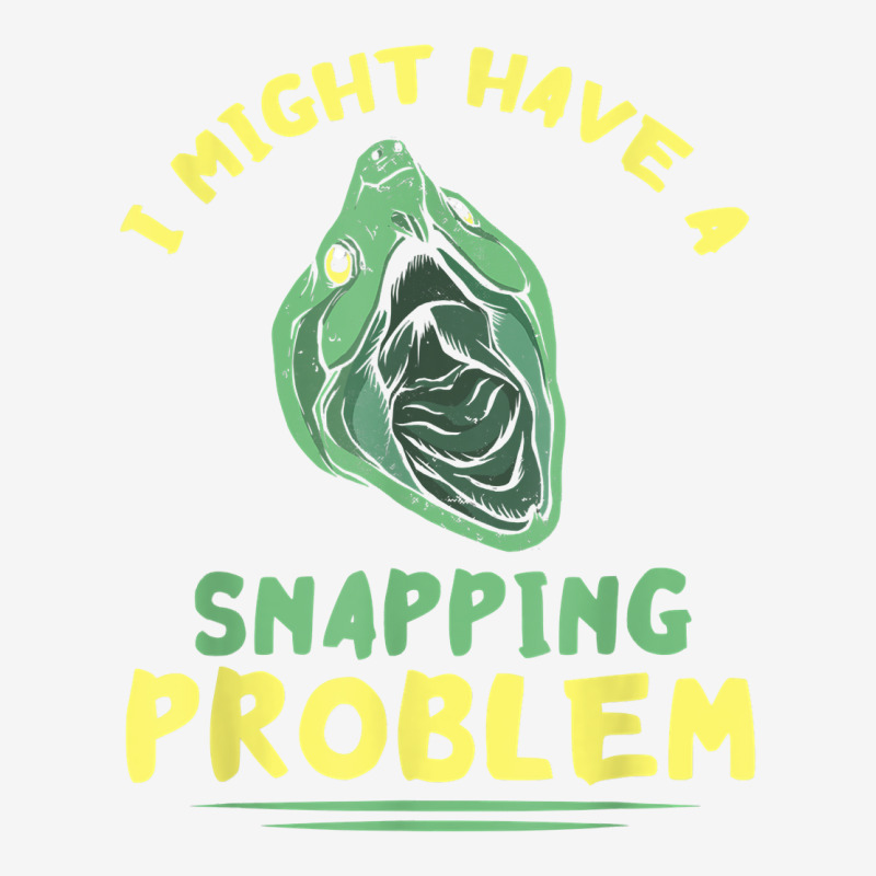 Snapping Problem Snapping Turtle Reptile Lover Sea Animal T Shirt Round Patch | Artistshot