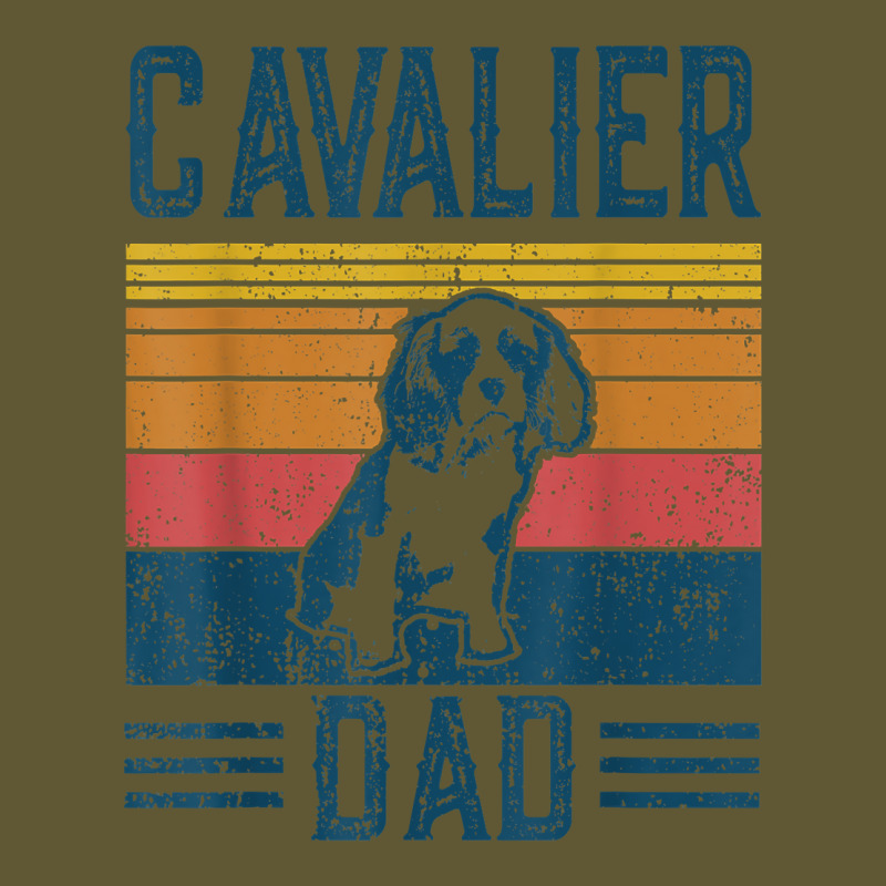 Dog  Cavalier King Charles Spaniel   Vintage Cavalier Dad T Shirt Vintage Short | Artistshot