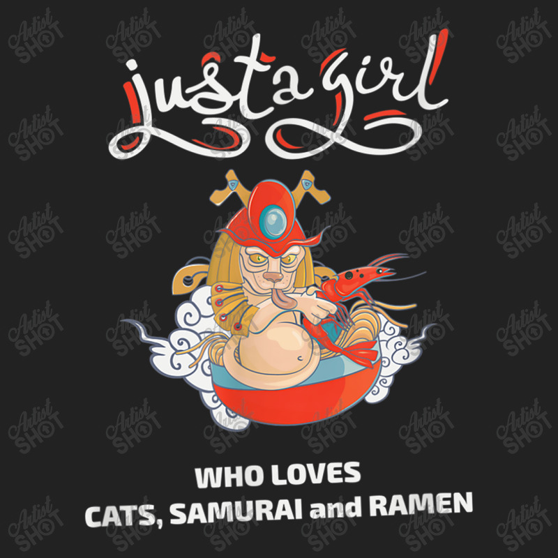 Just A Girl Who Loves Cats Samurai And Ramen Backpack | Artistshot