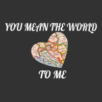 You Mean The World To Me Love, Map Long Sleeve T Shirt Baby Bodysuit | Artistshot