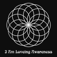 I Am Loving Awareness, Ram Dass Mantra, Spiral Mandala Tank Top Crop Top | Artistshot