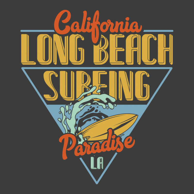 California Long Beach Surfing Paradise Men's Polo Shirt by EmarDesign | Artistshot