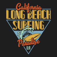 California Long Beach Surfing Paradise Classic T-shirt | Artistshot