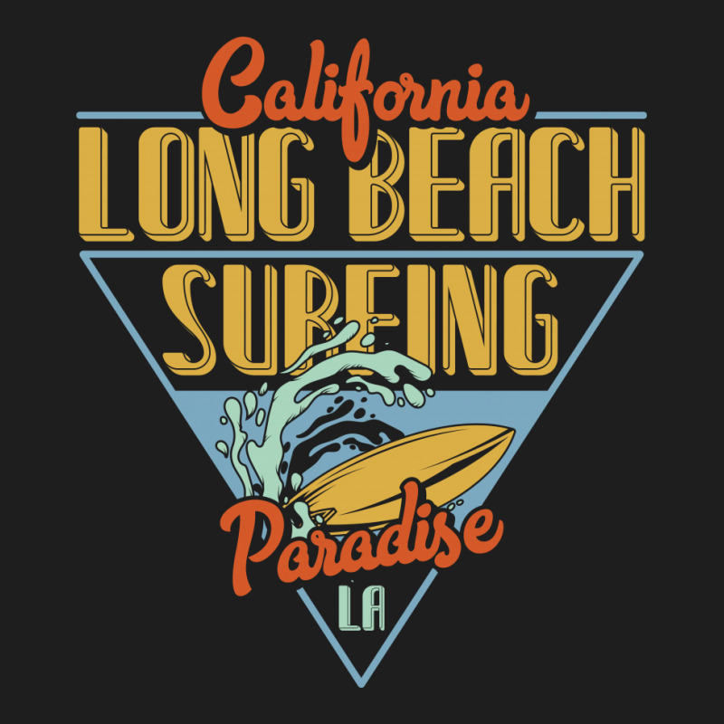 California Long Beach Surfing Paradise Classic T-shirt by EmarDesign | Artistshot