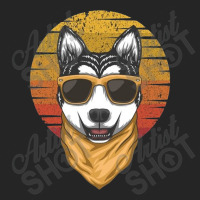 Husky Sunset Retro Unisex Hoodie | Artistshot