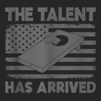 The Talent Has Arrived Cornhole Team Bean Bag Funny Cornhole Tank Top Ladies Fitted T-shirt | Artistshot