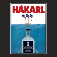 Hakarl Iceland Fermented Shark Brennivín Shot Viking Foodie T Shirt Ladies Fitted T-shirt | Artistshot