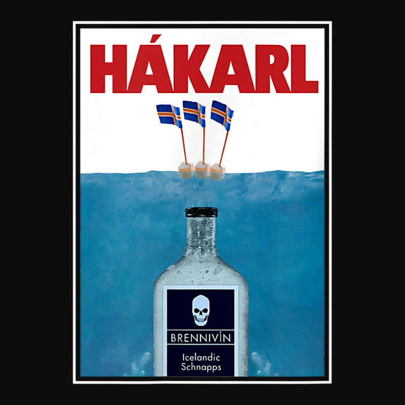 Hakarl Iceland Fermented Shark Brennivín Shot Viking Foodie T Shirt Crop Top by cm-arts | Artistshot