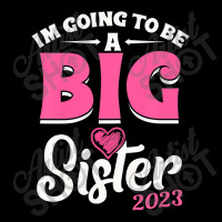 Kids I'm Going To Be A Big Sis Promoted To Big Sister Est 2023 Cropped Hoodie | Artistshot