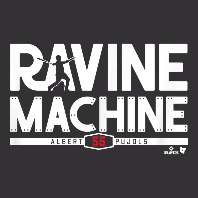 Officially Licensed Albert Pujols   Ravine Machine T Shirt Vintage Hoodie And Short Set | Artistshot