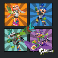 Splatoon Four Character Box Up Crewneck Sweatshirt | Artistshot