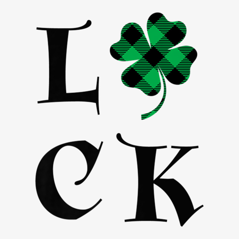 Luck Tartan Shamrock Four Leaf Clover St. Patrick's Day Tee Ladies Fitted T-Shirt by cm-arts | Artistshot