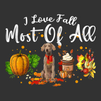 I Love Fall Most Of All Pumpkin Weimaraner Autumn Season T Shirt Baby Bodysuit | Artistshot