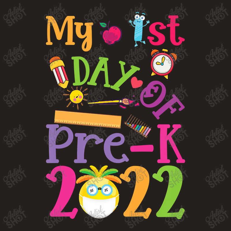 Kids My 1st Day Of Prek 2022 First Day Of School Preschool Prek Tank Top | Artistshot