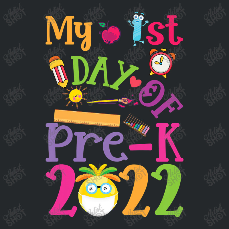 Kids My 1st Day Of Prek 2022 First Day Of School Preschool Prek Crewneck Sweatshirt | Artistshot