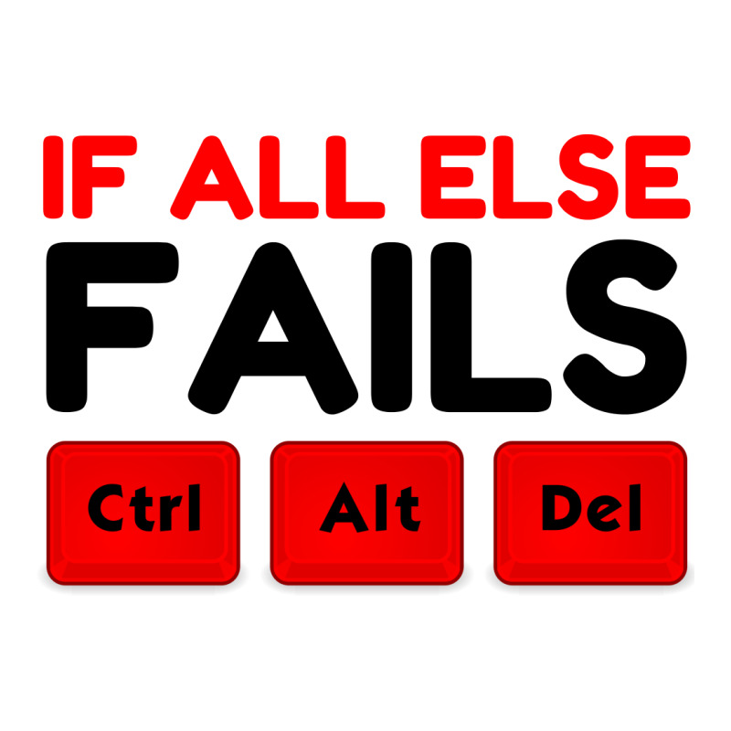 All Else Fails Ctrl Alt Del Keyboard Youth Hoodie | Artistshot