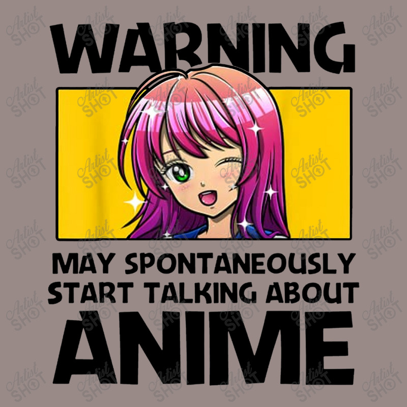 Warning May Spontaneously Start Talking About Anime Vintage T-shirt | Artistshot