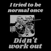 I Tried To Be Normal Once Did Not Work Out Grey Text Classic Fleece Short | Artistshot