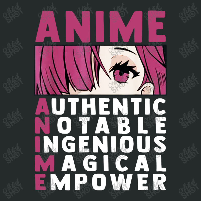 Anime Authenthic Notable Ingenious Magical Empower Women's Triblend Scoop T-shirt by Zenith | Artistshot