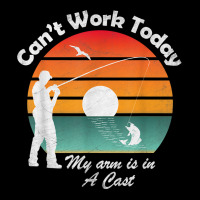 Mens Can't Work Today My Arm Is In A Cast, Fishing, Fathers Day T Shir Toddler Sweatshirt | Artistshot