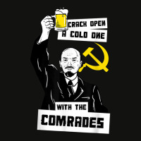 Crack Open A Cold One With The Comrades T Shirt   Lenin Meme Scorecard Crop Tee | Artistshot