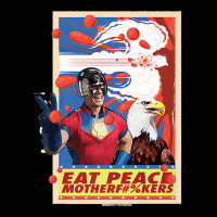 Peacemaker Eat Peace With Eagle Premium Men's Long Sleeve Pajama Set | Artistshot