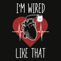 I'm Wired Like That Icd Surgery Cardiac Pacemaker Pullover Hoodie Scorecard Crop Tee | Artistshot