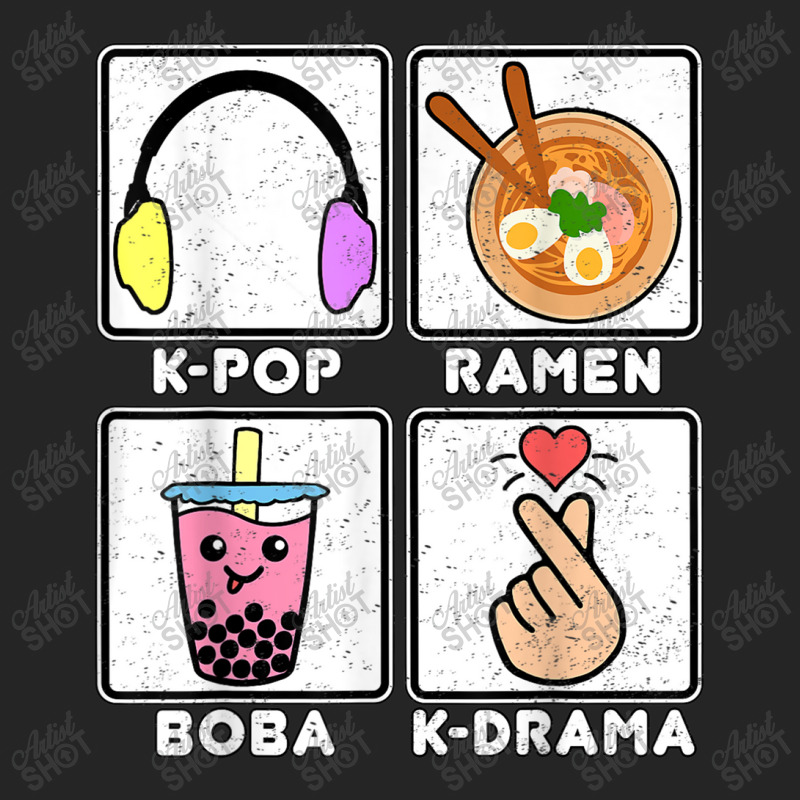 Kpop Ramen Boba Kdrama Bubble Tea Cute Kawaii Korean Heart Unisex Hoodie | Artistshot