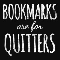 Bookmarks Are For Quitters T Shirt For Readers Crop Top | Artistshot