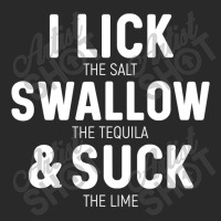 I Lick The Salt Swallow The Tequila And Suck Lime Printed Hat | Artistshot